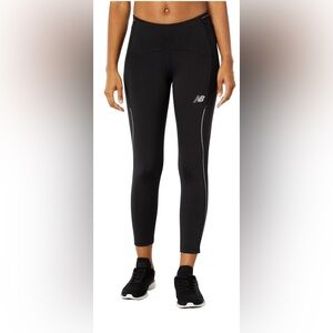 New‎ Balance Women's Impact Run Crop
Tight, Black,  Size XS